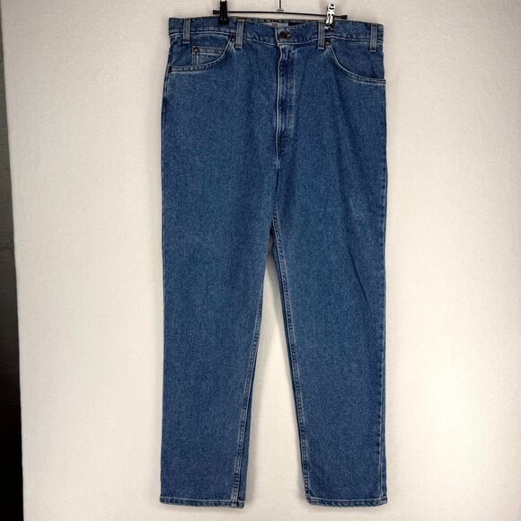 Vintage Levi Signature‎ 540 Flex Denim Brown Tab Jeans Size 38 x 30 0697 1997 - Picture 1 of 11